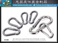 304 306 Stainless Steel Spring Hook Safety Insurance Carabiner 1