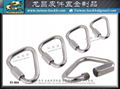 304 306 Stainless Steel Spring Hook Safety Insurance Carabiner