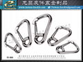 304 306 Stainless Steel Spring Hook Safety Insurance Carabiner 3