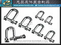 Stainless Steel Diving Hook and Loop Carabiner Metal Fittings