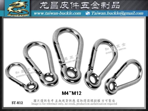 304 Stainless Steel Spring Buckle Carabiner Quick Hanging Buckle Tool Outdoor