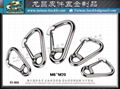 304 Stainless Steel Spring Buckle Carabiner Quick Hanging Buckle Tool Outdoor