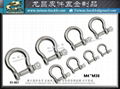 Stainless steel swivel ring universal ring 8-ring metal chain 8