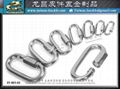 Stainless steel swivel ring universal ring 8-ring metal chain