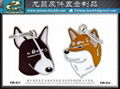 Pet collar metal charm