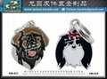 Pet collar metal charm accessories 16