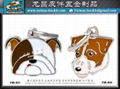 Pet collar metal charm accessories