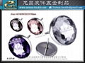 Rhinestone Crystal Buttons with Metal Buckle，Nút pha lê rhinestone trang trí