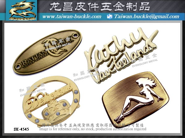 High-quality metal hardware nameplate accessories 4