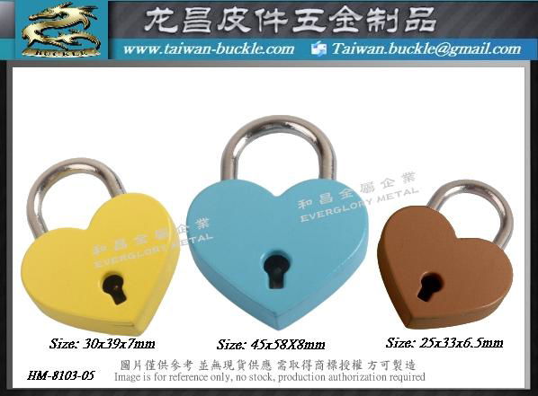 愛情鑰匙鎖 密碼鎖 心型吊掛飾 2