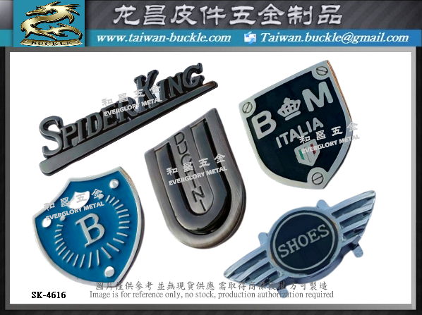 Cap badge metal nameplate hardware accessories 4
