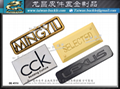 Cap badge metal nameplate hardware accessories