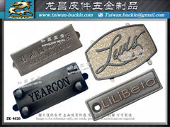 客製金屬LOGO標牌｜鋅合金工藝飾品配件製造商