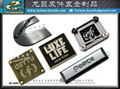 Product Packaging Metal Logo Nameplate