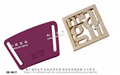 Rivet metal logo tag