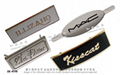 Rivet metal logo tag 12