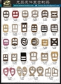 Phụ kiện kim loại giày dép Buckle belt hook button 5
