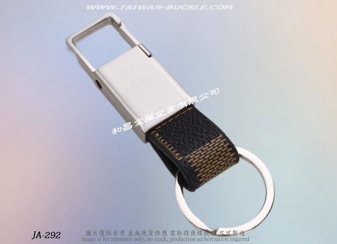 Keychain hardware Customized leather key ring 3