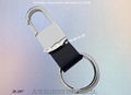 Keychain hardware Customized leather key ring 8