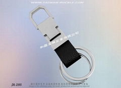Brand key ring metal fastener