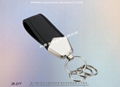 Brand key ring metal fastener