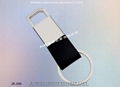 Brand key ring metal fastener