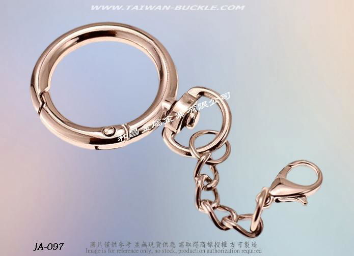 China&Taiwan Metal Key Ring Material Accessories