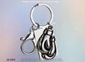 China&Taiwan Metal Key Ring Material Accessories 17