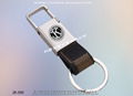 Leather Key Ring Metal Hardware Clasp 10