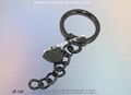 Leather Key Ring Metal Hardware Clasp 12