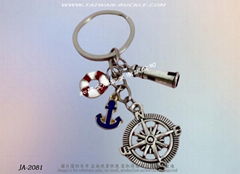 Tourism commemorative key ring