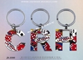 Brand Charm Key Ring