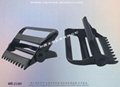 Fabrication of webbing textile metal fittings