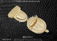 Leather Metal Lock Buckle