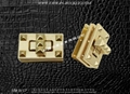 Leather Metal Lock Buckle