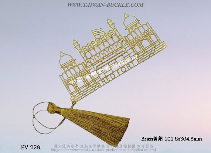 Metal Brass Bookmark Tassel 3