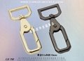 Leather purses metal zinc buckle clasp dog buckle rotating hook