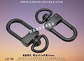 Leather purses metal  zinc buckle clasp dog buckle rotating hook 1