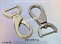 Leather purses metal  zinc buckle clasp dog buckle rotating hook 10