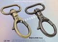 Leather purses metal  zinc buckle clasp dog buckle rotating hook 11