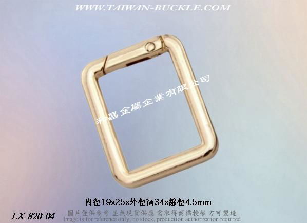 Zinc Alloy Round Spring Snap 4