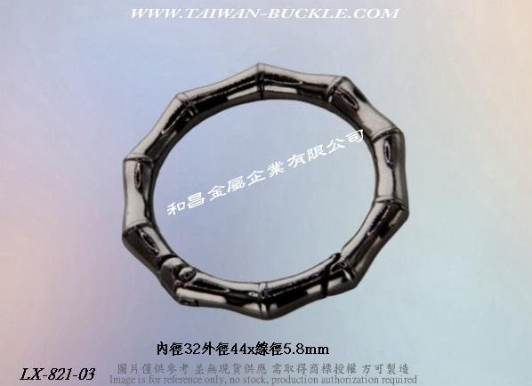 Square Spring Ring Buckle 3