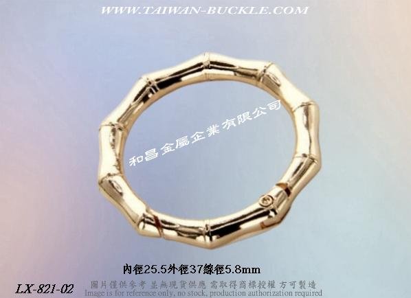Square Spring Ring Buckle 4
