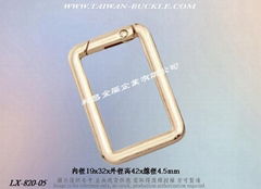 Square Spring Ring Buckle