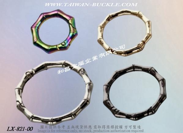 Zinc Alloy Round Spring Snap 5