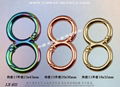 Zinc Alloy Round Spring Snap