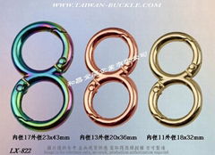 Zinc Alloy Round Spring Snap