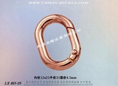 Oval Spring Ring Buckle