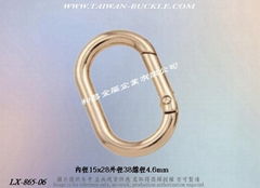 Oval Spring Ring Buckle