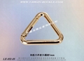 Triangular metal spring buckle 1